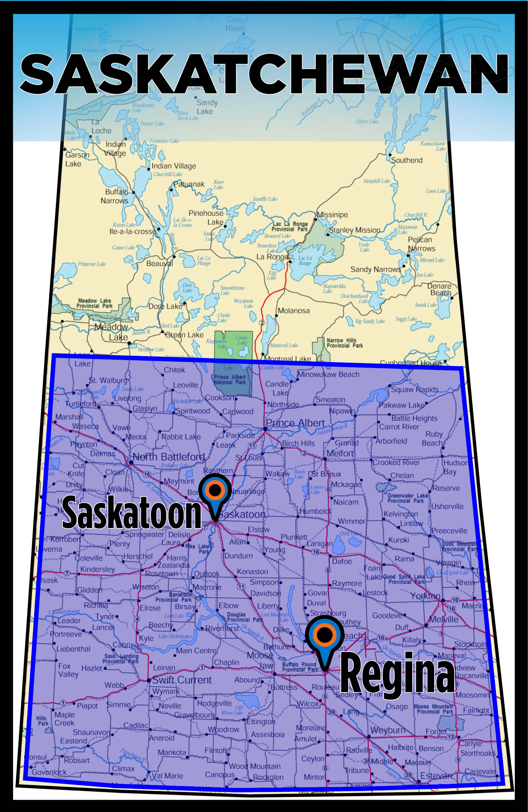 Saskatchewan Map Sales Rep