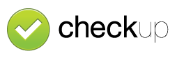checkup logo k green
