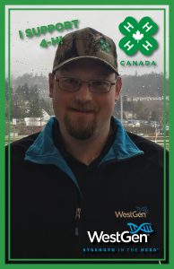 WestGen supports 4-H: Chris