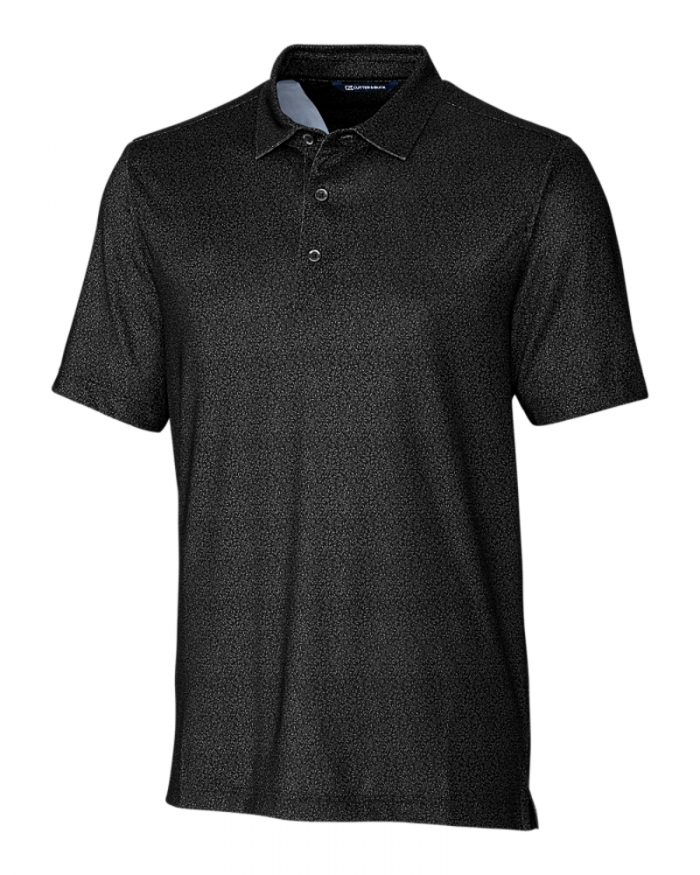 Cutter & Buck Pike Micro Floral Print Stretch Mens Polo - Image 2